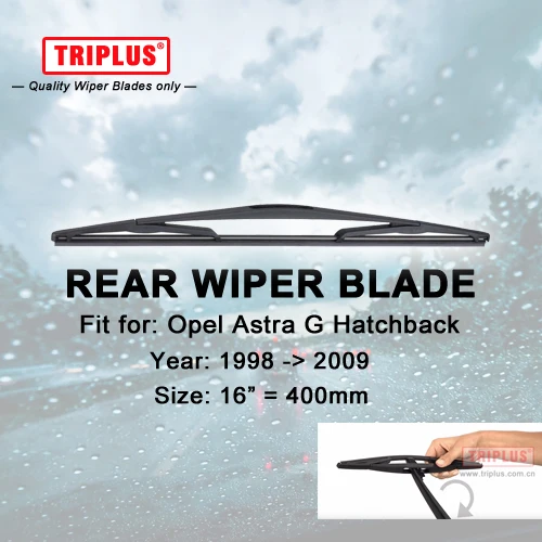 Rear Wiper Blade for Opel Astra G Hatchback (1998-2005) 1pc 16&quot 400mm Car Windscreen Wipers Back Windshield Blades Vauxhall |