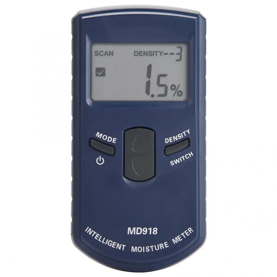 4%~80% RH MD918 Digital LCD Inductive Wood Moisture Meter Detector Timber Humidity Tester | Инструменты