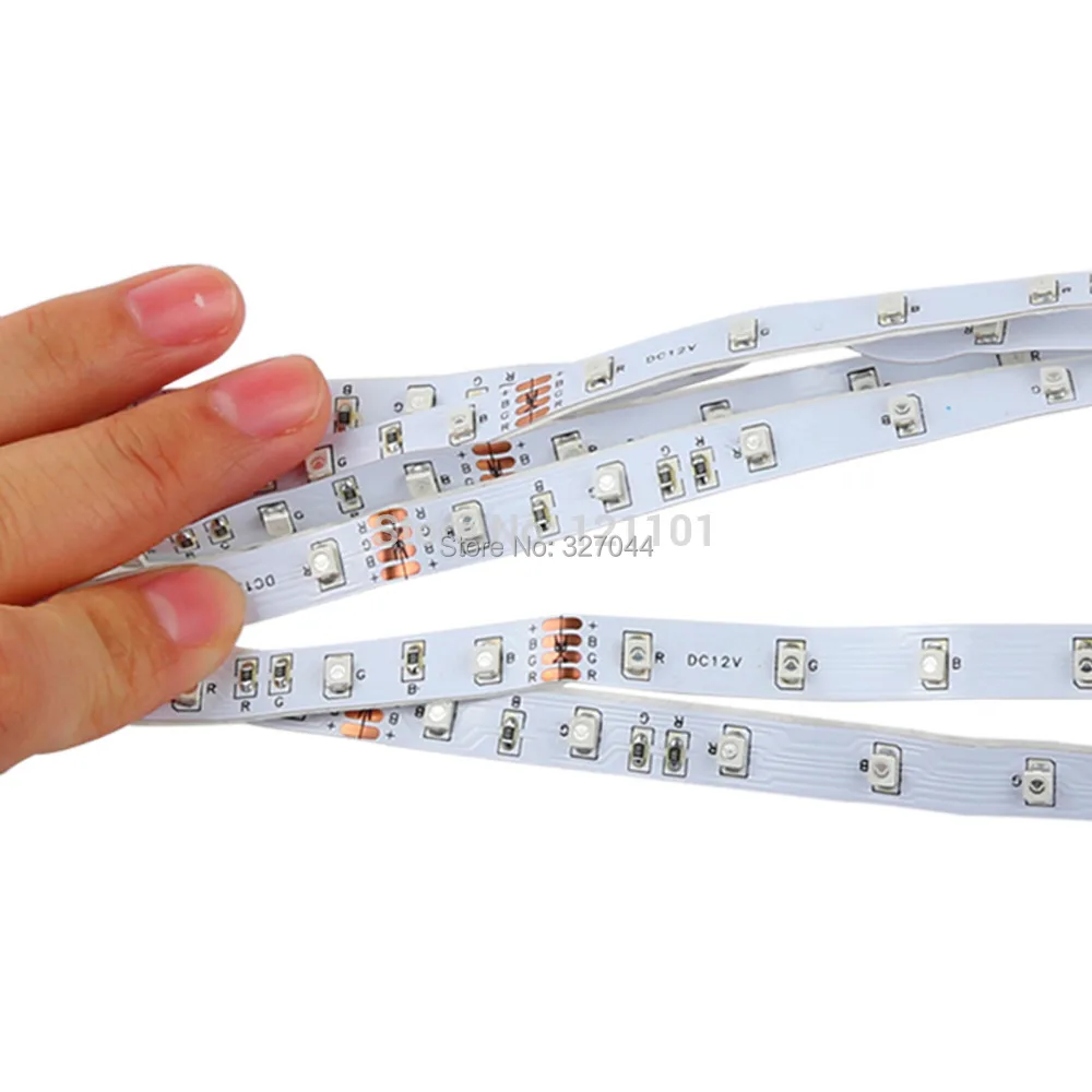 

10m / lot LED flexible strip light 3528 SMD 12V 60 led/m Non-Waterproof IP44 LED strip light warm white/RGB