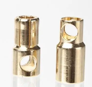 100 пар 6 0 мм золотистый разъем типа банан вилка пуля золотистого цвета бесплатная