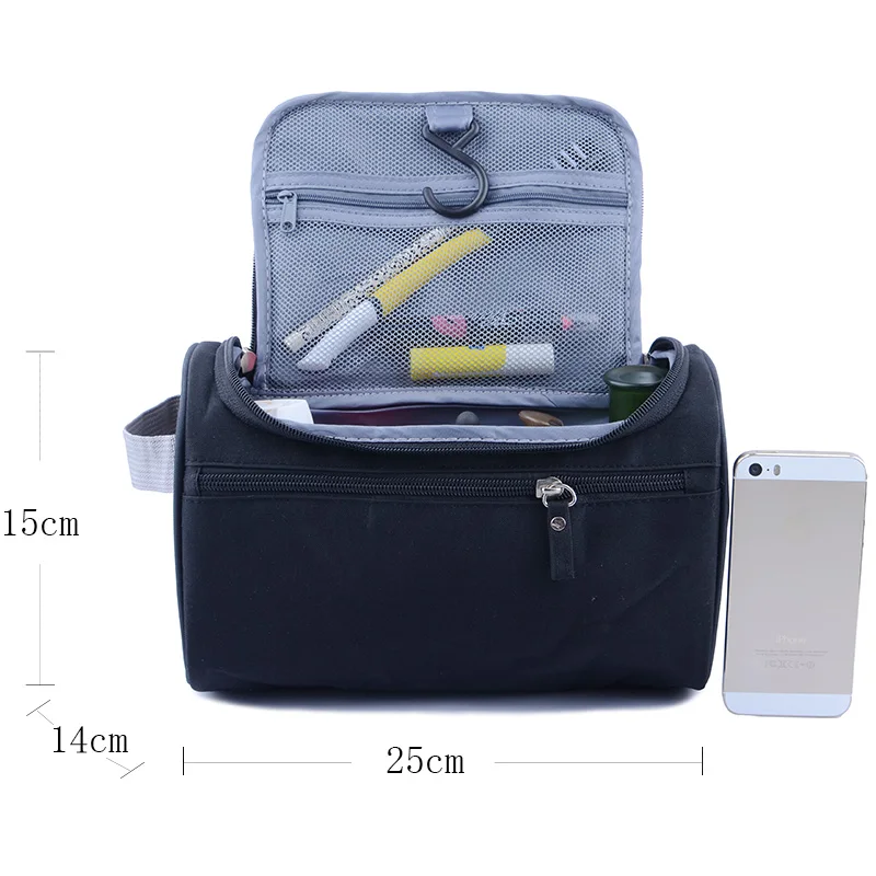 Новые Женщины и мужчины Большой Водонепроницаемый Макияж Нейлоновая сумка для