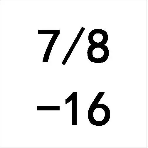 16 UN 7/8-9 10 12 14 16 18 20 24 27 28 32 UNC UNS ООН UNF чвсоон HSS Метчик для правой резьбы TPI Threading инструменты для обработки формы 7/8" - Цвет: 16 UN