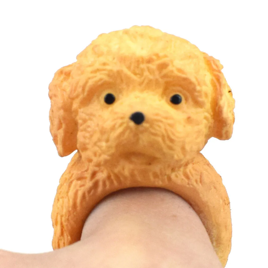 Животные пальчиковые куклы Shari Pi собачьи ролевые игры Реалистичная голова собаки