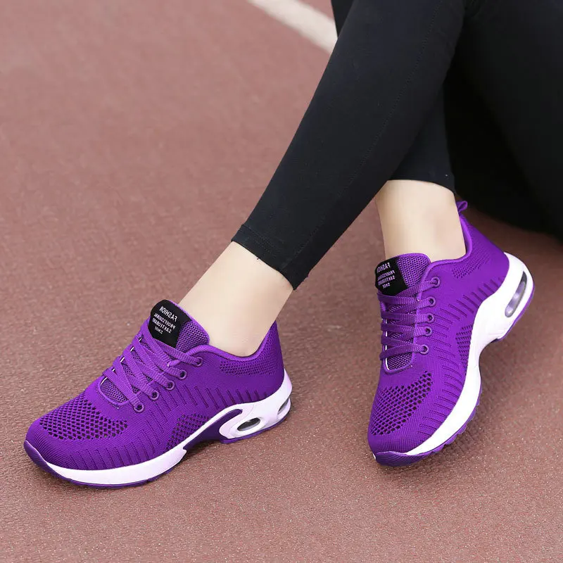 2018 весна осень корейские модные кроссовки женские на шнуровке Повседневная