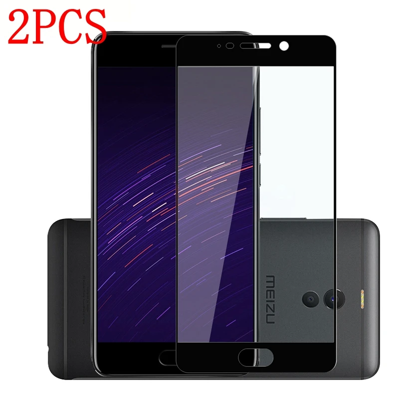 Закаленное стекло с полным покрытием для Meizu M6 Note 2 шт. защитная пленка экрана