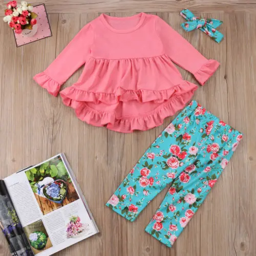 Рождественская Детская футболка с оборками для маленьких девочек Топы Платье