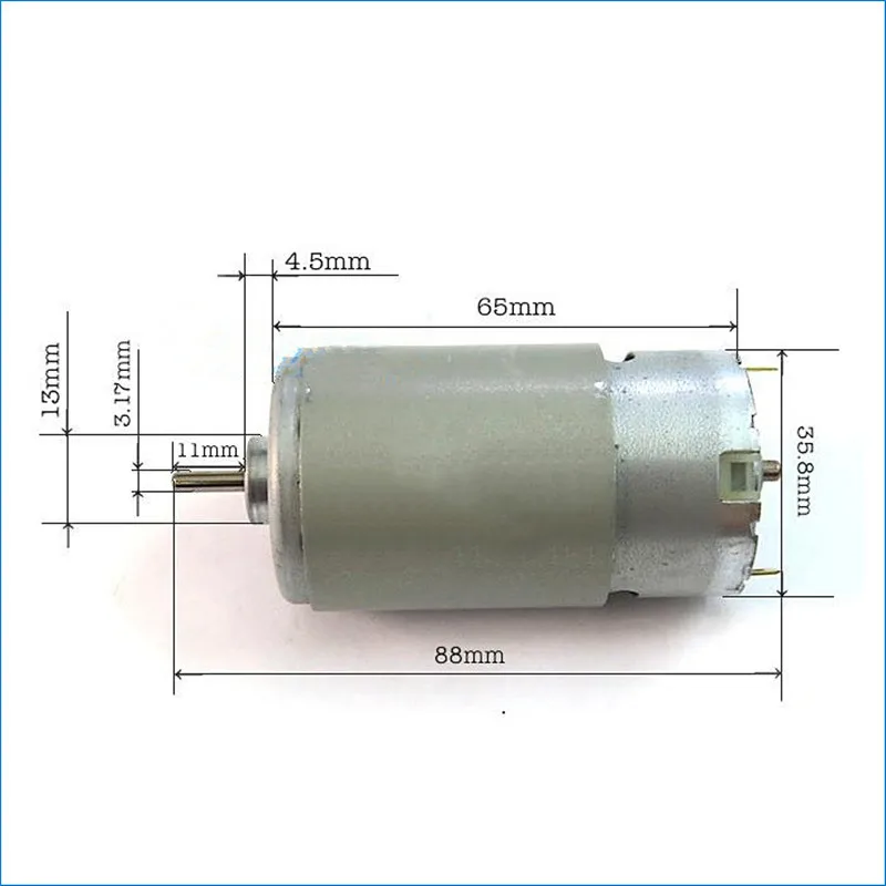 Высокоскоростные Электродвигатели постоянного тока скорость 22800 об/мин