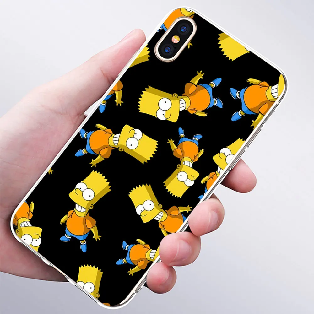011 Мягкий силиконовый модный прозрачный чехол Los Simpsons для Apple iPhone 11 Pro XS MAX XR X 7 8 Plus 6 6s Plus 5 5C 5S SE - Цвет: 011