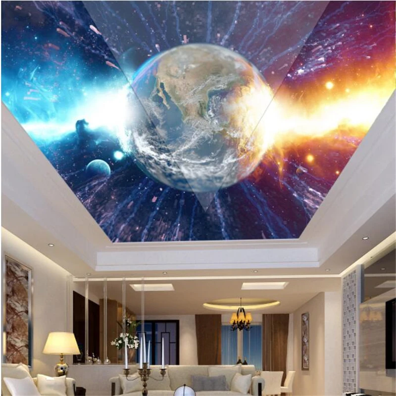 Обои на заказ большие элитные фантазия Вселенная звезда облако Зенит фреска