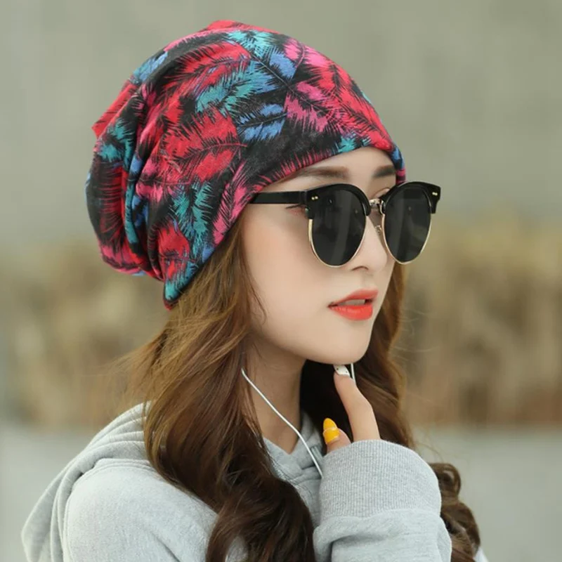 

New Style Fashion Lady Women Stripe Hat Ruffle Cancer Hat Beanie Scarf Collar Turban Head Wrap Cap Glamorous Tippet
