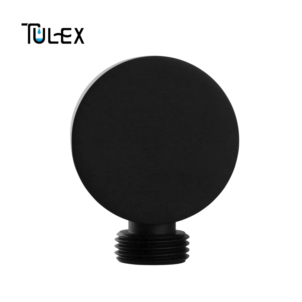 TULEX насадка для душа, аксессуары для душа, Круглая ванная комната, настенный соединитель, латунный корпус, кронштейн для ванной комнаты