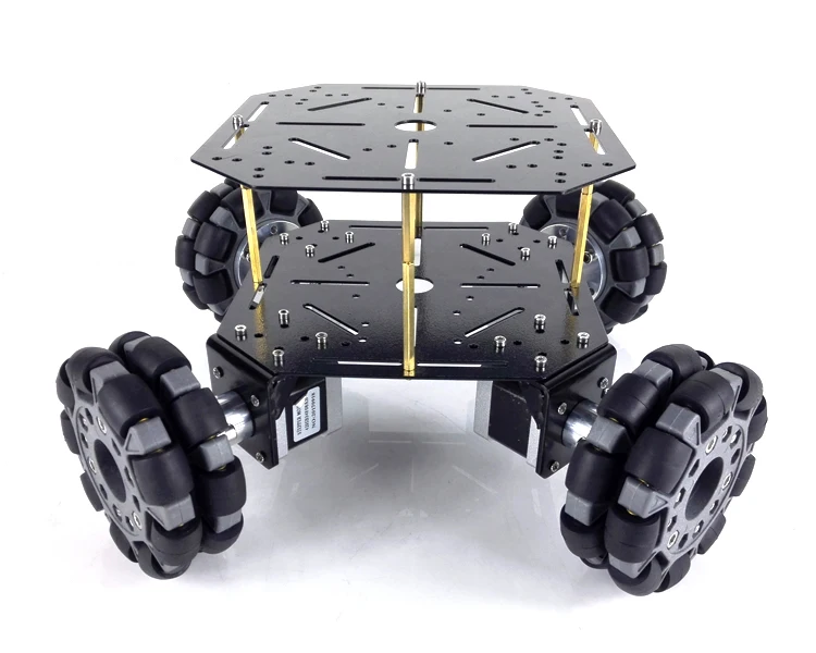 Фото MT200S 4WD 100 мм шасси Omni Wheels Robot Car рама из нержавеющей стали. Мощный двигатель. Для MT200S 4WD 100 мм шасси Omni Wheels Robot Car рама из нержавеющей стали. Мощный двигатель. Для