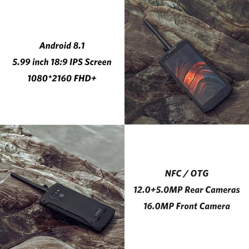 Doogee S80 5 99 &quotHelio P23 Восьмиядерный 6 ГБ 4G B IP68 водонепроницаемый рации прочный