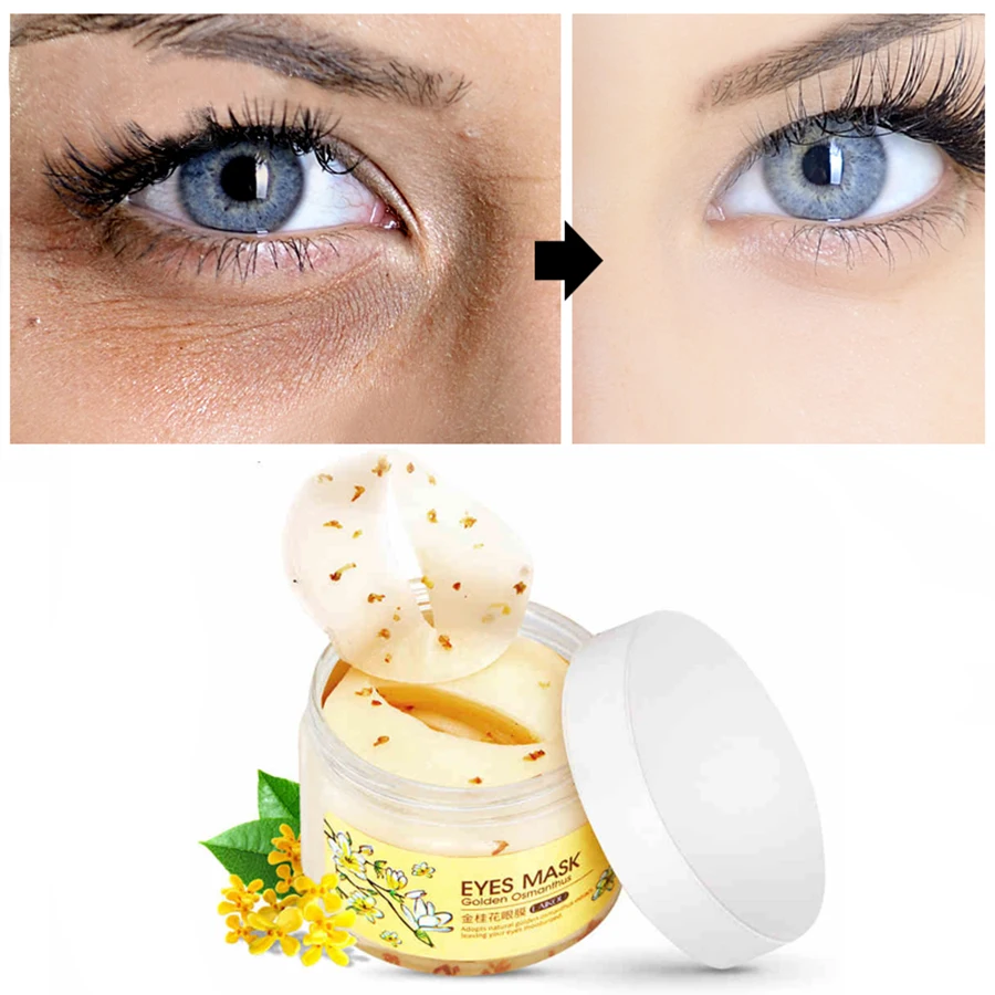 Eye Mask Patches For Anti Wrinkle Skin Care Whitening Remove Dark Circles Bags Improve Fine Lines Around Pads | Красота и здоровье