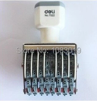 Бренд 3 мм 8 цифровая печать колесо машины портативный дата стемпинг оборудование