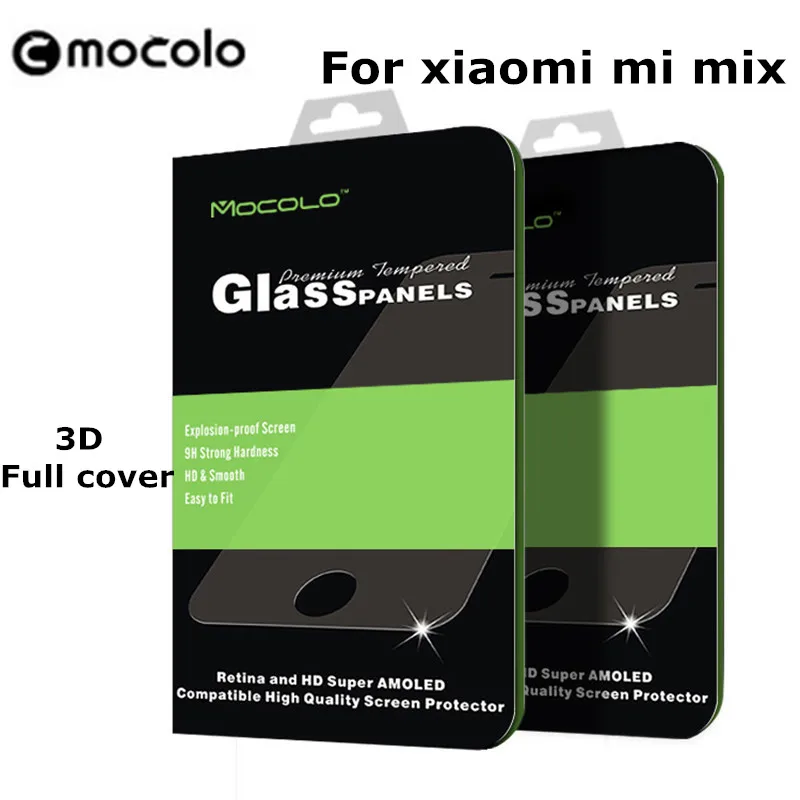 Закаленное 3D стекло mocolo пленка для xiaomi mi mix pro CP + MAX Противоударная Защитная экрана