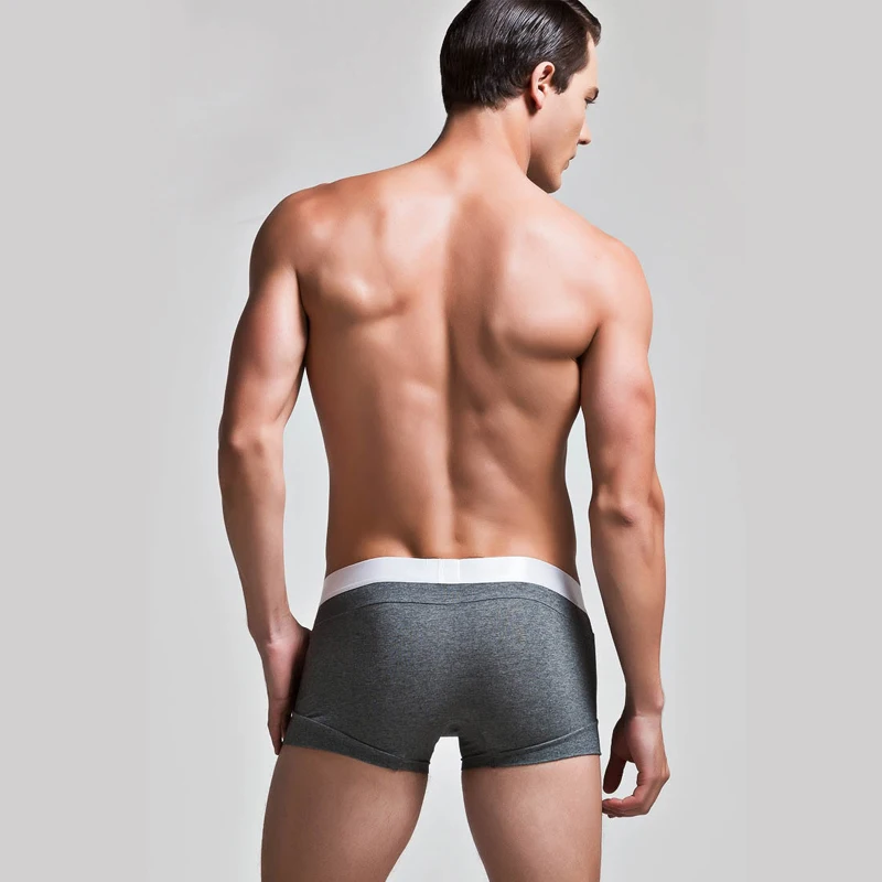 New Arrival Men's Sexy Underwear Cotton Pure color Climbing-inspired Cut U convex pouch Size M L XL | Мужская одежда