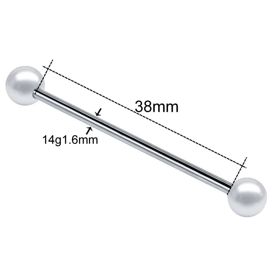 T1005 1 шт. 14 г G23 титановые промышленные пирсинг спиральные пирсинг Промышленные Штанги Для Пирсинга Orelha Cartilagem ювелирные изделия для тела - Окраска металла: T1005