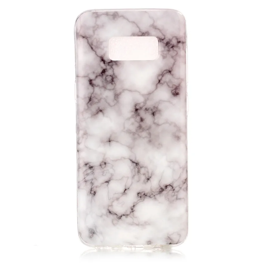 CrazyU для Samsung Galaxy S8 Case Мраморный Кремния 3D Печати Мягкий TPU Крышка Телефон Случаях