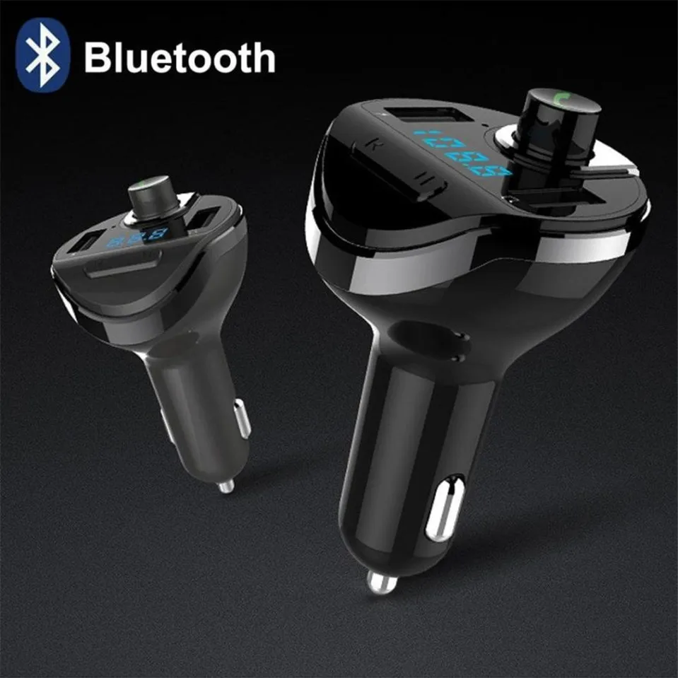 100% Новый Bluetooth Автомобильный fm передатчик Беспроводной радио адаптер MP3 плеер