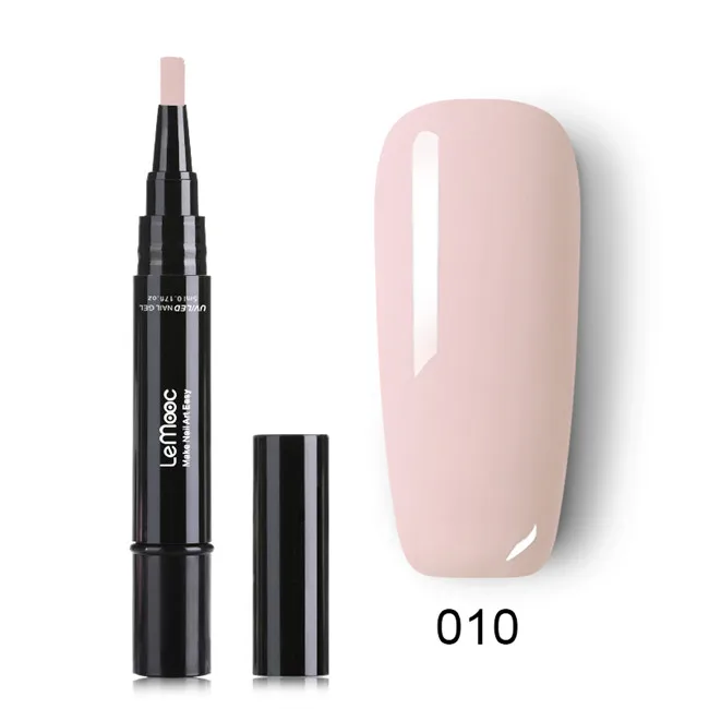LEMOOC 5 мл Vernis полу перманманентный ногтей доттер для гель-лака 88 цветов DIY гель-краска для ногтей Гибридный доудлер УФ-гель для ногтей - Цвет: 010