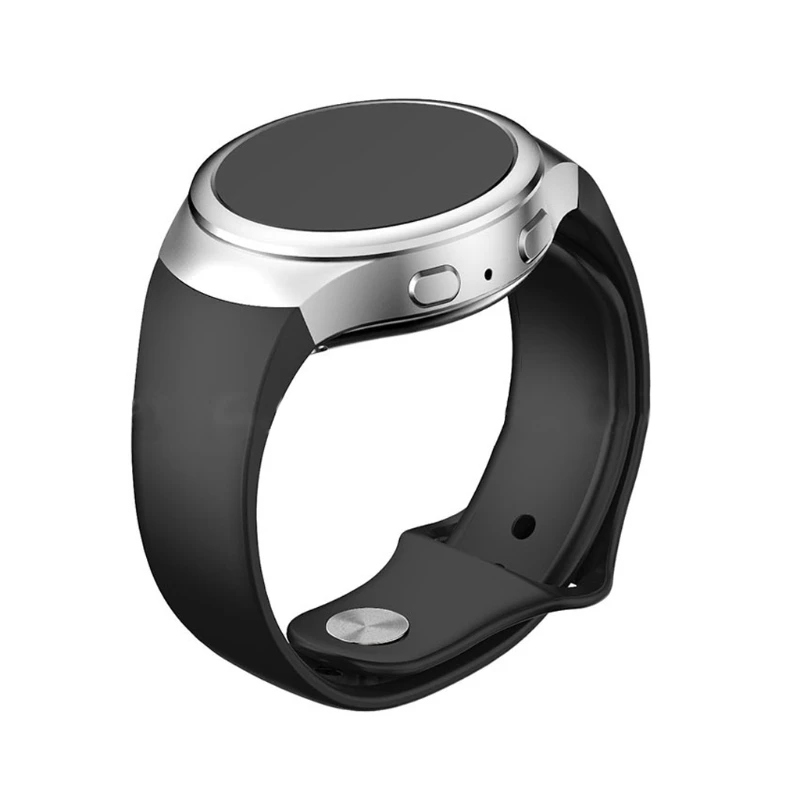 Сменный силиконовый ремешок спортивный для Samsung Galaxy Gear S2 черный умных часов |
