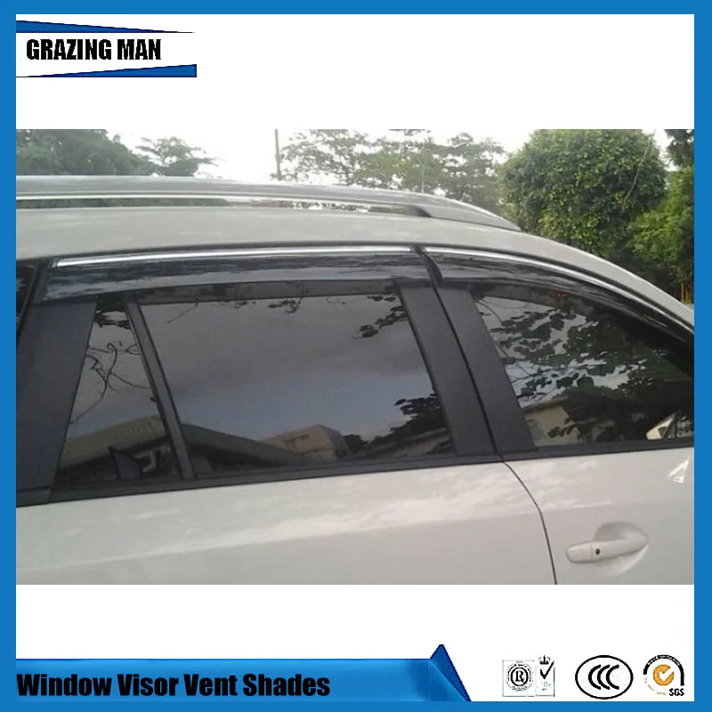 

Sun visor for Actyon PP Window Visor Vent Shades Sun Rain Deflector Guard 4PCS/SET
