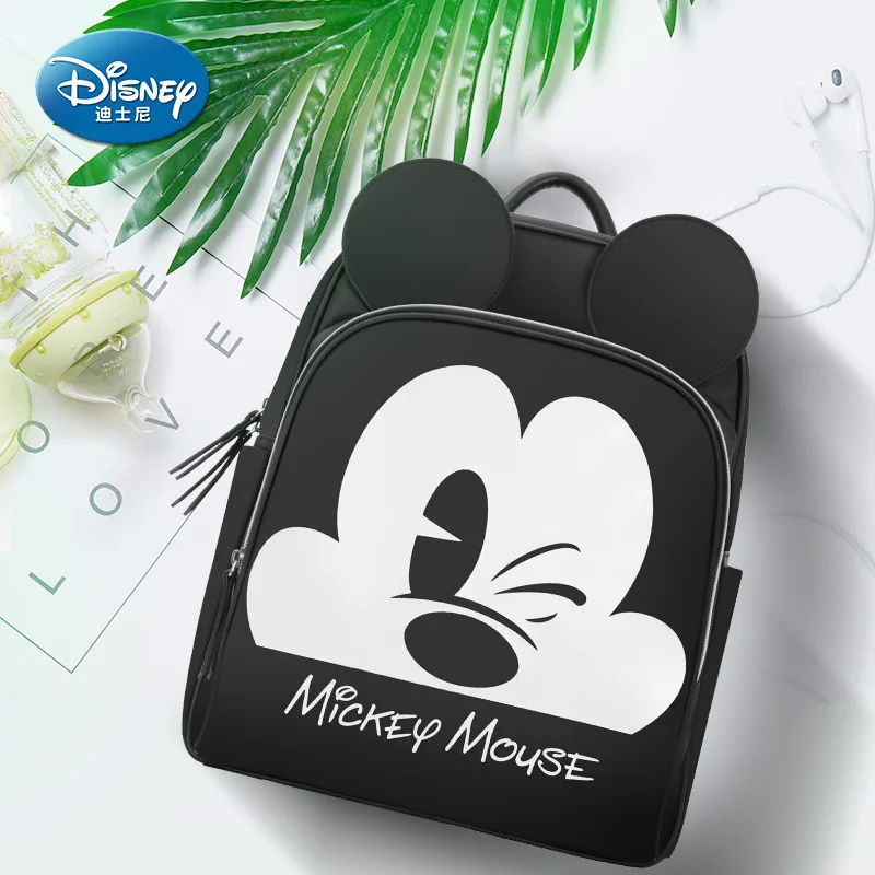 Сумка для беременных из искусственной кожи disney, сумки для подгузников для мам, Большая вместительная детская сумка, рюкзак для путешествий, дизайнерская сумка для подгузников для ухода за ребенком