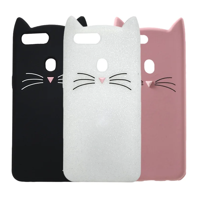 Роскошный силиконовый чехол для телефона с изображением бороды кота защитная