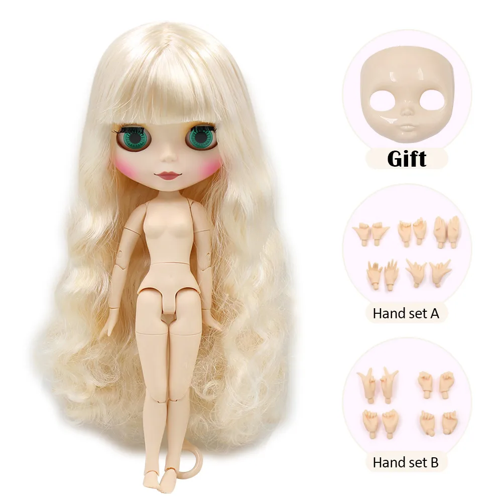 280BL6025-M ICY Blyth кукла Обнаженная нормальное и общее тело с ручным набором AB и лицевой панелью в подарок Мода девушка 1/6 BJD кукла - Цвет: 280BL6025-M
