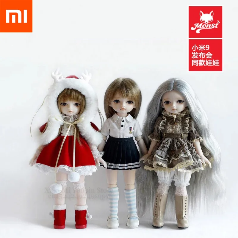Xiaomi Mijia Little Cola моделирование Moe Ragdoll Joint Body Fashion BJD кукла 30 см Заводские куклы игрушки подарок для девочки
