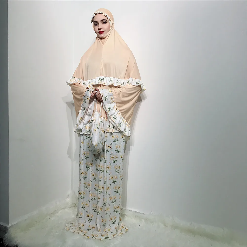 Мусульманские длинные кружевные платья abaya кардиган кимоно халаты оборки топы