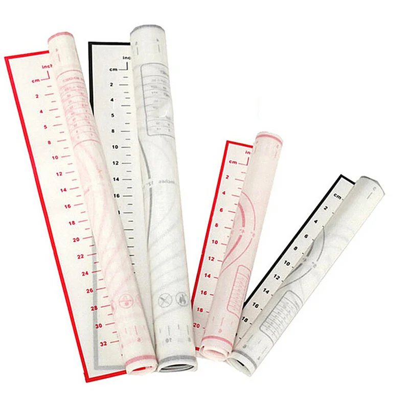 Большой коврик для замеса теста Delidge 1 шт. с чехлом силиконовый антипригарный