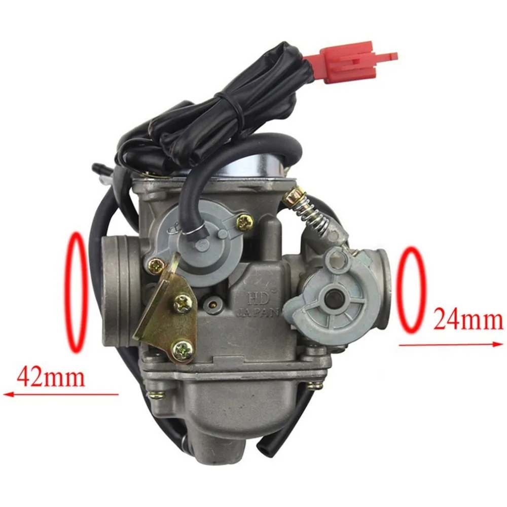 GOOFIT PD24J Карбюратор с воздушным фильтром впускной коллектор для GY6 125cc 150cc Картинг скутер 152QMI 157QMJ Group-y6