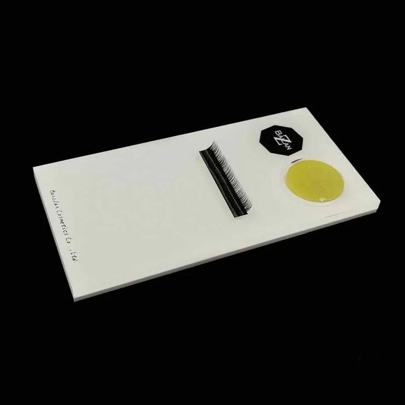

2-In-1 Eyelashes Acrylic Lashes Tile Pallet Lash Holder Eyelash Glue Holder Individual Eyelash Extension False Eyelashes Tools