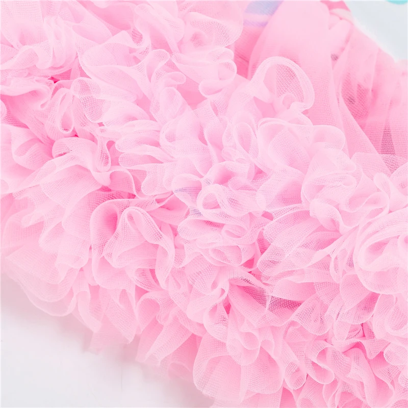 Милый короткий рукав для малышей нарядное платье-пачка девочек на день рождения