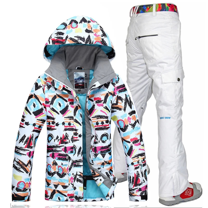 Gsou Snow 2017 женский лыжный костюм зимний спортивный уличные штаны для сноуборда
