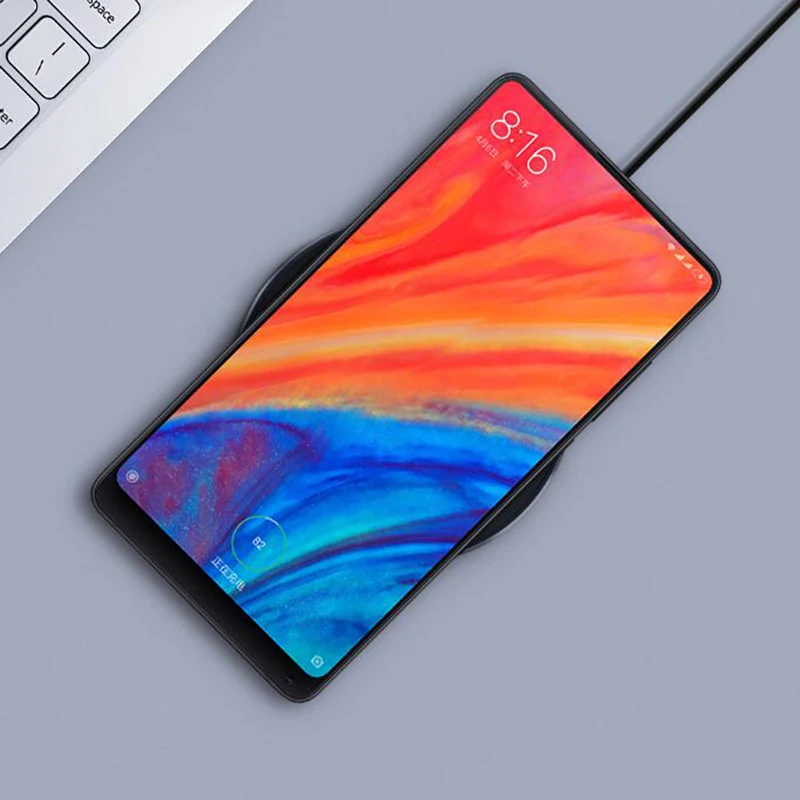 Сяо mi Беспроводной Зарядное устройство 10 W mi зарядного устройства Тип-C 10 W быстрая Quick Charge для mi x 2 S iphone X 8 плюс samsung S9