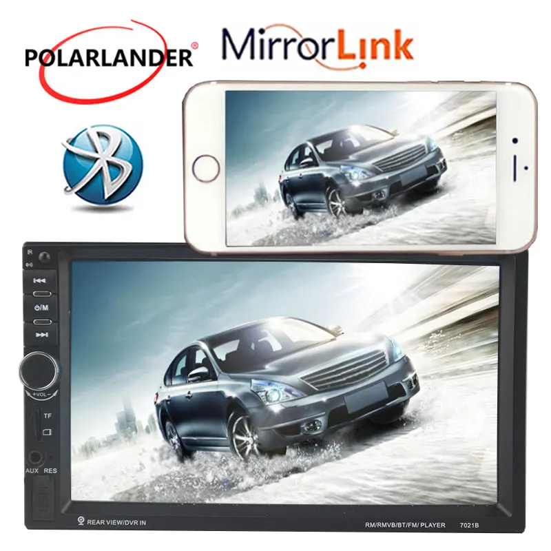 

7 Inch 2Din Mirror Link Screen Bluetooth Car MP5 Radio Player Touch Screen radio cassette player AUX In FM/USB/TF Autoradio