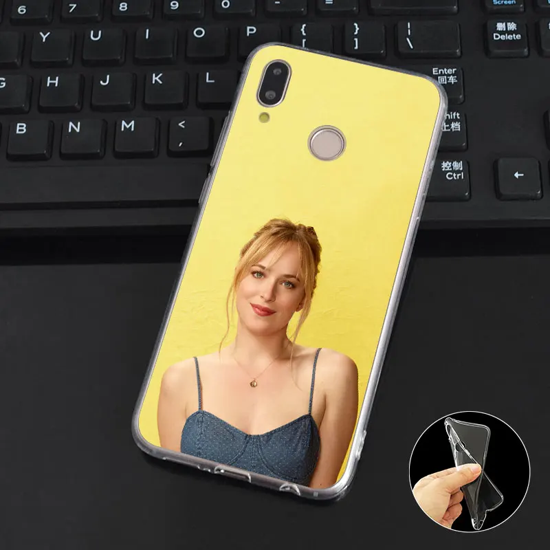 DREAMFOX M447 Дакота Джонсон Джейми Мягкий ТПУ силиконовый чехол для Huawei Honor 6a 6C 7X9 10 P20 P30