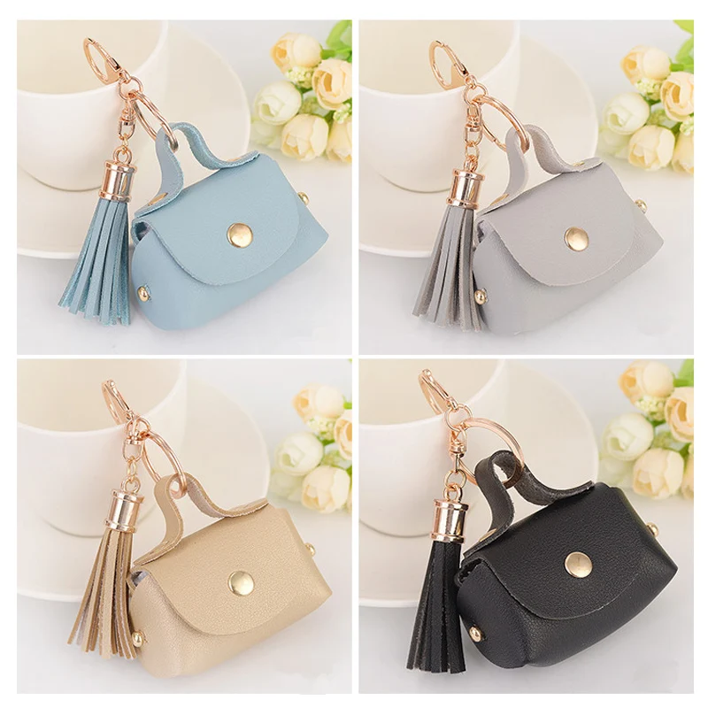 Onnea модный брелок из искусственной кожи Мини Портмоне с кисточками кошелек