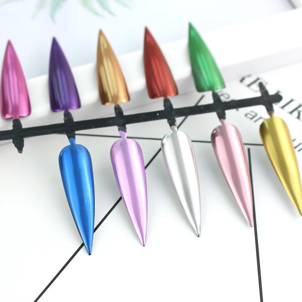 Зеркальный зеркальный УФ Гель лак для ногтей 1 коробка золотого и серебряного