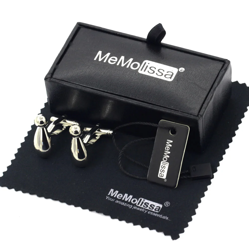 Витрина запонки трендовые для мужчин медный материал серебряный цвет