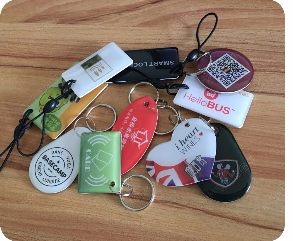 1200 шт. 125 кГц RFID эпоксидной повесить ID карты доступа Управление мультфильм Rfid|tag