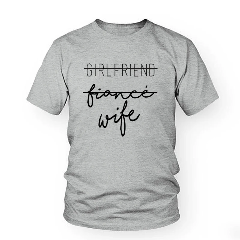 Gray-black women Модные парные футболки, футболка подруги, друга, невесты, подходящая уличная одежда, подарок на свадьбу, Подарок на годовщину, футболки с надписью Love - Цвет: Gray-black women