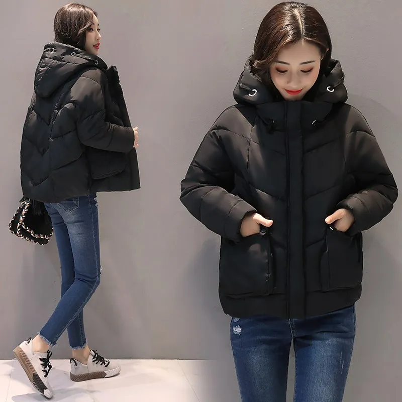Fashion women's cotton coat short new thick bread clothing winter down jacket wild women | Женская одежда