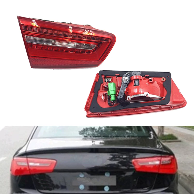 MIZIAUTO хвост светильник для Audi A6 C7 2012 2013 2014 2015 2016 сигнальные лампы красный
