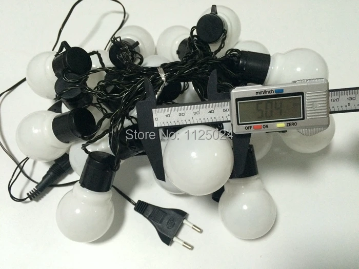 5 м 20 светодиодное Наружное освещение большой размер СВЕТОДИОДНАЯ Гирлянда AC220/110