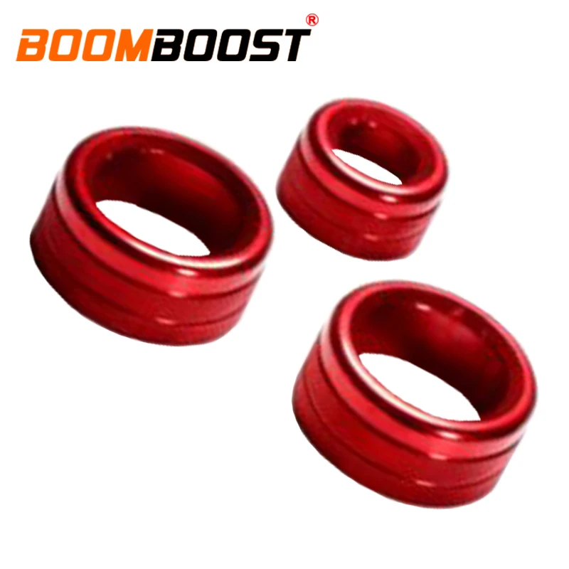 3 цвета алюминиевый переключатель для кондиционера автомобиля ручки управления