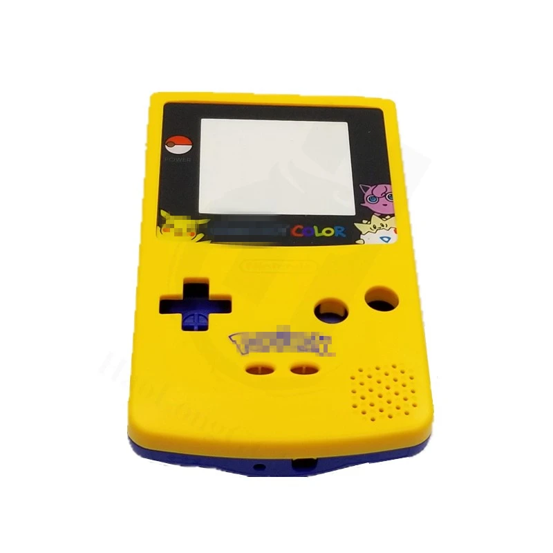 High Quality DIY Special Case for gbc Limited Edition Yellow Blue Version Shell for For gameboy color game console